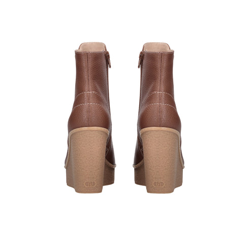 Stivaletto Donna con cuciture a contrasto e chiusura zip laterale